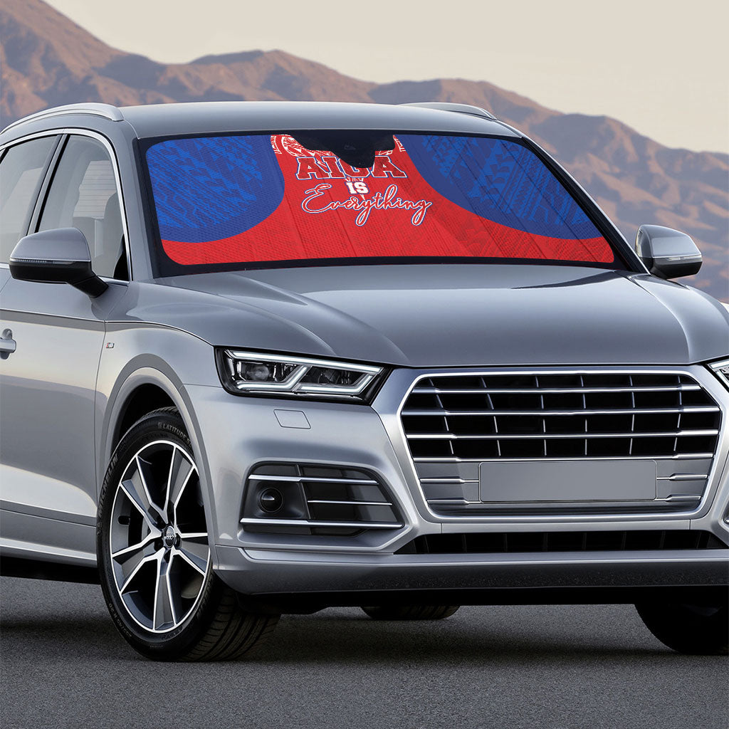 Aiga Samoa Auto Sun Shade Aiga Is Everything LT05 - Polynesian Pride