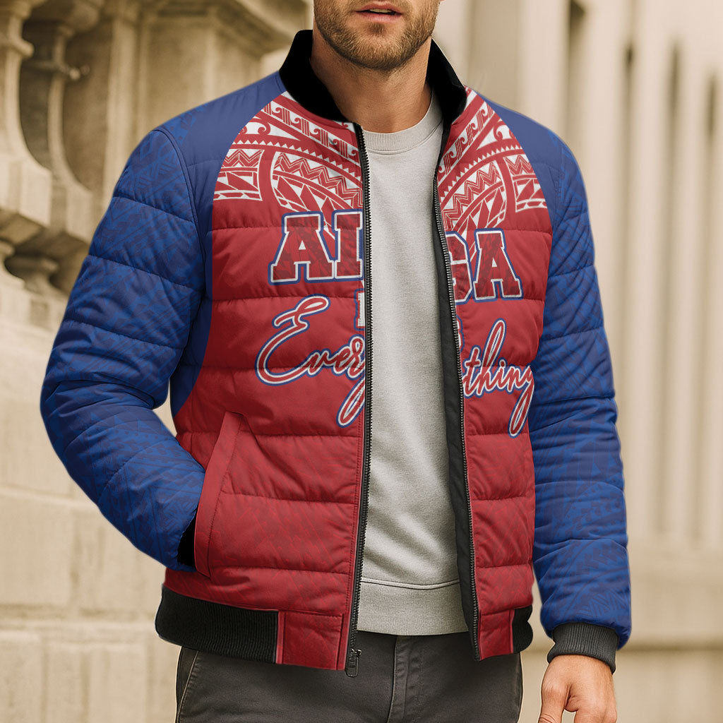 Aiga Samoa Bomber Puffer Jacket Aiga Is Everything LT05 - Polynesian Pride