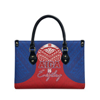 Aiga Samoa Leather Bag Aiga Is Everything LT05 - Polynesian Pride