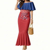 Aiga Samoa Mermaid Dress Aiga Is Everything LT05 Women Red - Polynesian Pride