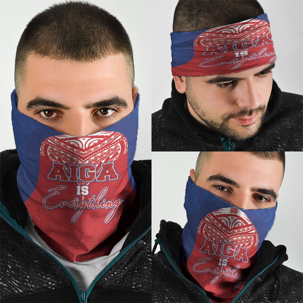 Aiga Samoa Neck Gaiter Aiga Is Everything LT05 - Polynesian Pride