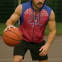 Aiga Samoa Sleeveless Zip Hoodie Aiga Is Everything LT05 - Polynesian Pride