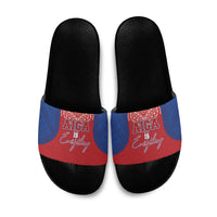 Aiga Samoa Slide Sandals Aiga Is Everything LT05 Red - Polynesian Pride
