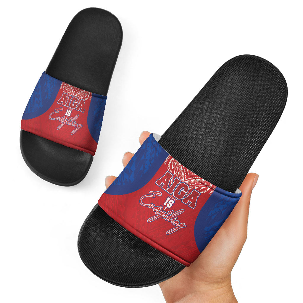 Aiga Samoa Slide Sandals Aiga Is Everything LT05 - Polynesian Pride