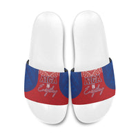 Aiga Samoa Slide Sandals Aiga Is Everything LT05 Red - Polynesian Pride