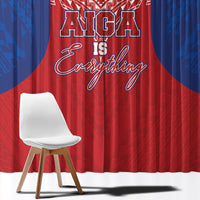 Aiga Samoa Window Curtain Aiga Is Everything LT05 - Polynesian Pride