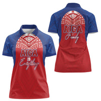 Aiga Samoa Women Polo Shirt Aiga Is Everything LT05 - Polynesian Pride