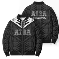 Samoa Aiga Bomber Puffer Jacket Samoan Tribal Pattern LT05 - Polynesian Pride