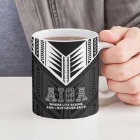 Samoa Aiga Ceramic Mug Samoan Tribal Pattern LT05 - Polynesian Pride