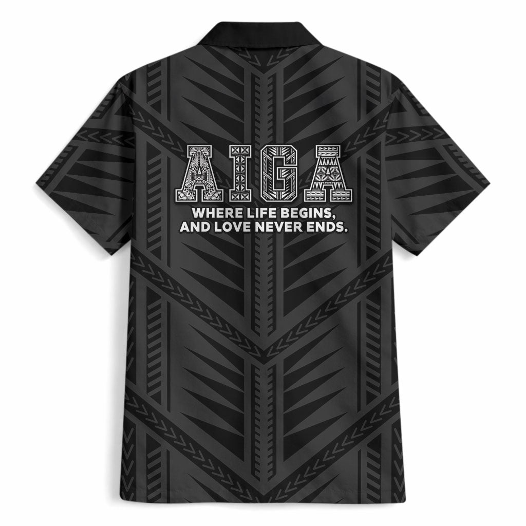 Samoa Aiga Hawaiian Shirt Samoan Tribal Pattern LT05 - Polynesian Pride