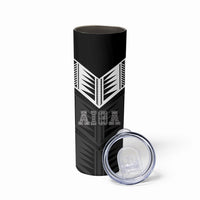 Samoa Aiga Skinny Tumbler Samoan Tribal Pattern LT05 - Polynesian Pride