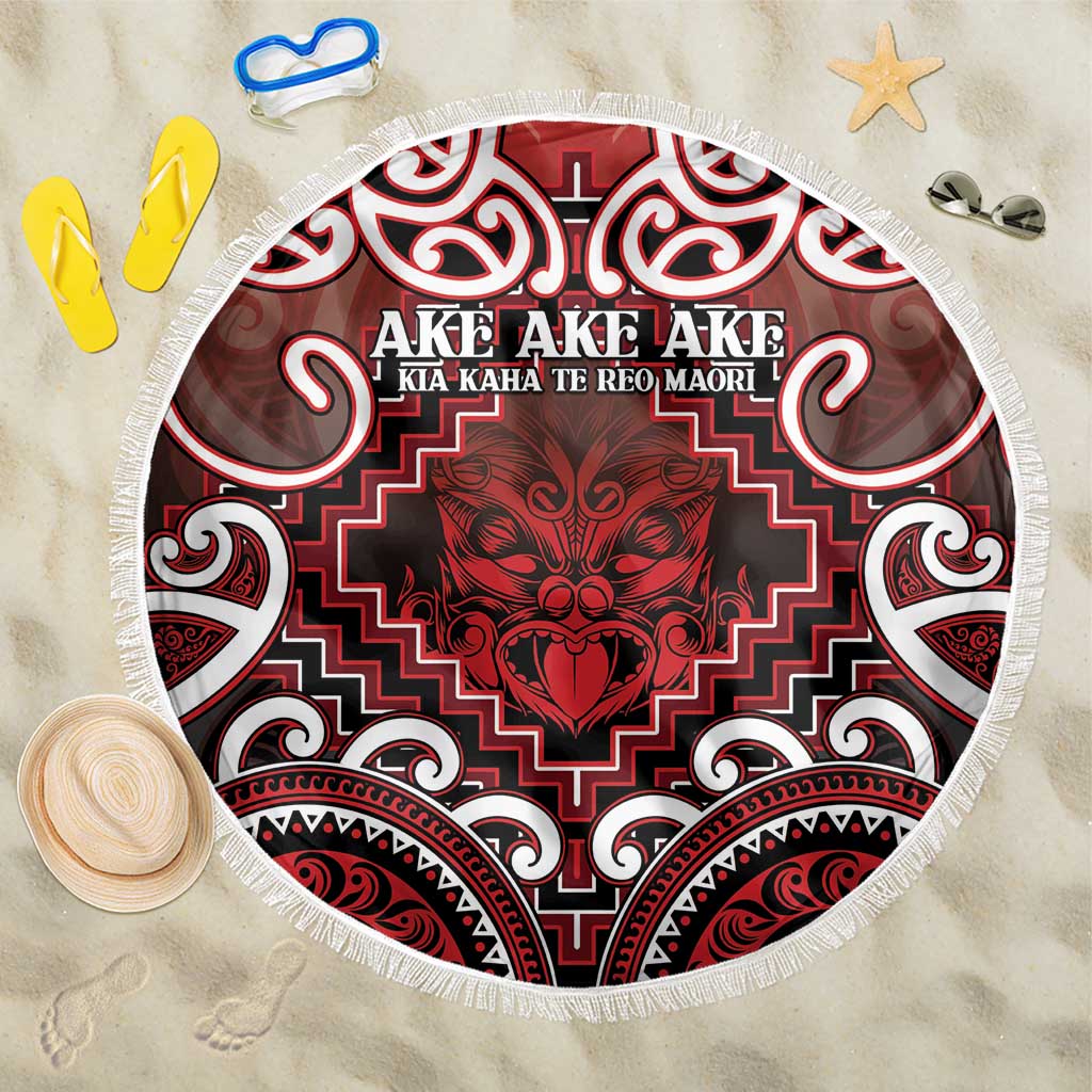 New Zealand Aotearoa Beach Blanket Te Reo Maori Ake Ake Ake - Polynesian Pride