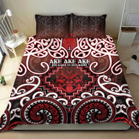 New Zealand Aotearoa Bedding Set Te Reo Maori Ake Ake Ake - Polynesian Pride