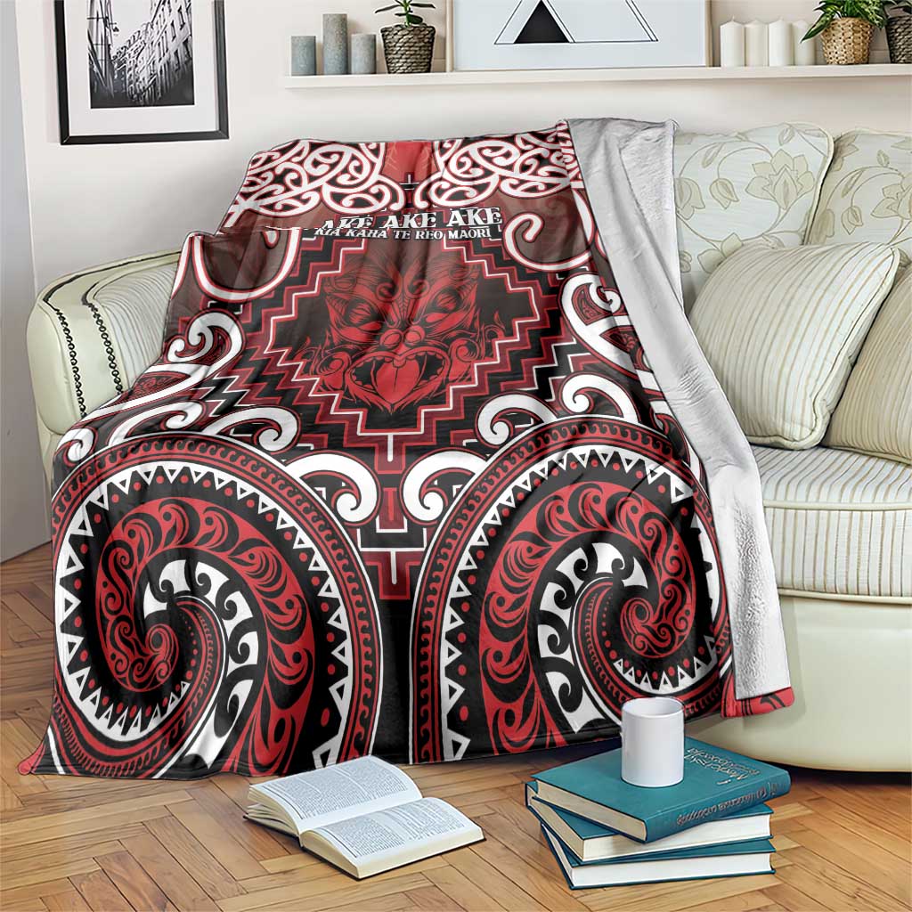 New Zealand Aotearoa Blanket Te Reo Maori Ake Ake Ake - Polynesian Pride