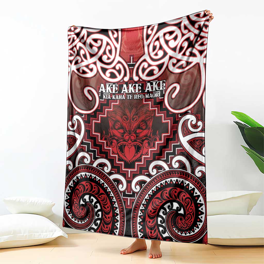 New Zealand Aotearoa Blanket Te Reo Maori Ake Ake Ake - Polynesian Pride