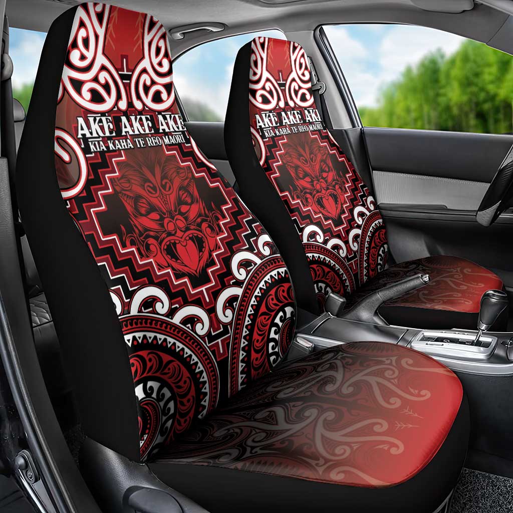 New Zealand Aotearoa Car Seat Cover Te Reo Maori Ake Ake Ake - Polynesian Pride