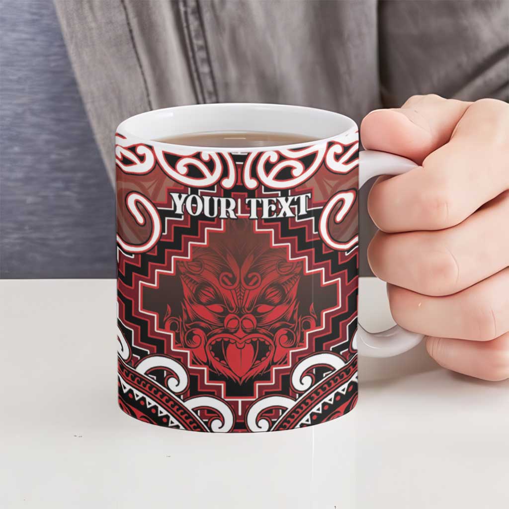 Personalised New Zealand Aotearoa Ceramic Mug Te Reo Maori Ake Ake Ake - Polynesian Pride