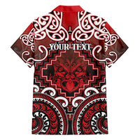 Personalised New Zealand Aotearoa Family Matching Short Sleeve Bodycon Dress and Hawaiian Shirt Te Reo Maori Ake Ake Ake LT05 - Polynesian Pride