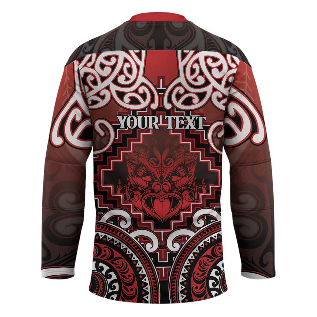 Personalised New Zealand Aotearoa Hockey Jersey Te Reo Maori Ake Ake Ake - Polynesian Pride