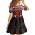 Personalised New Zealand Aotearoa Kid Short Sleeve Dress Te Reo Maori Ake Ake Ake - Polynesian Pride