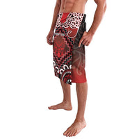 Personalised New Zealand Aotearoa Lavalava Te Reo Maori Ake Ake Ake - Polynesian Pride