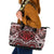 New Zealand Aotearoa Leather Tote Bag Te Reo Maori Ake Ake Ake - Polynesian Pride