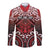 Personalised New Zealand Aotearoa Long Sleeve Button Shirt Te Reo Maori Ake Ake Ake - Polynesian Pride