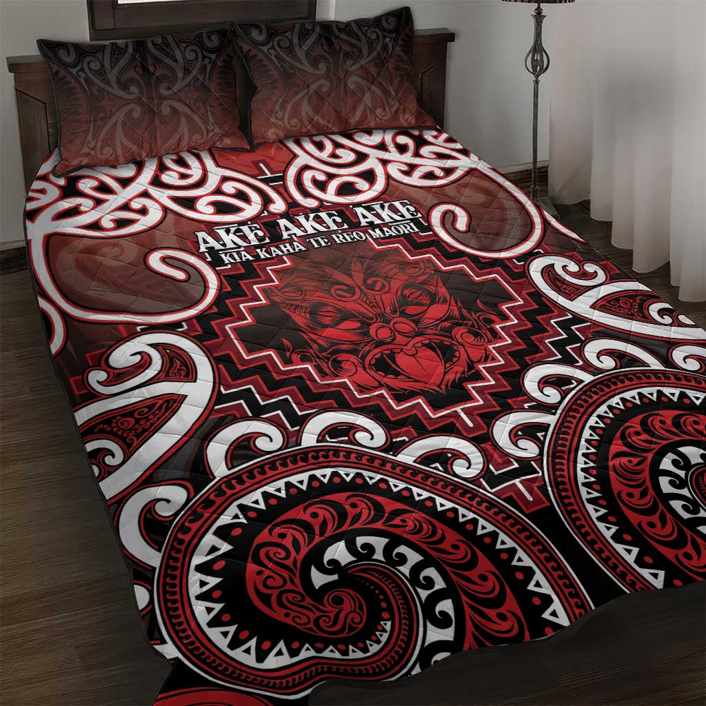 New Zealand Aotearoa Quilt Bed Set Te Reo Maori Ake Ake Ake - Polynesian Pride