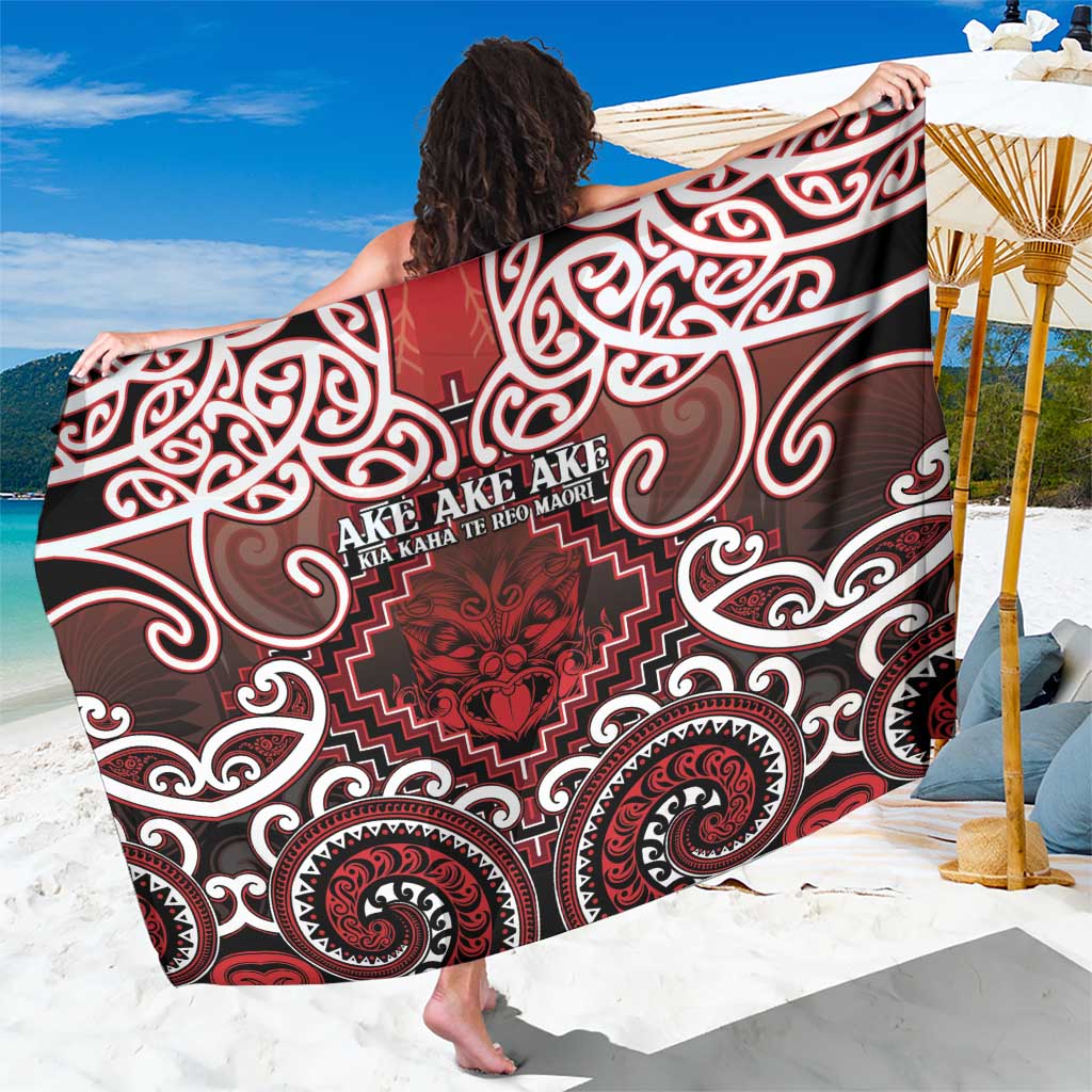 New Zealand Aotearoa Sarong Te Reo Maori Ake Ake Ake - Polynesian Pride