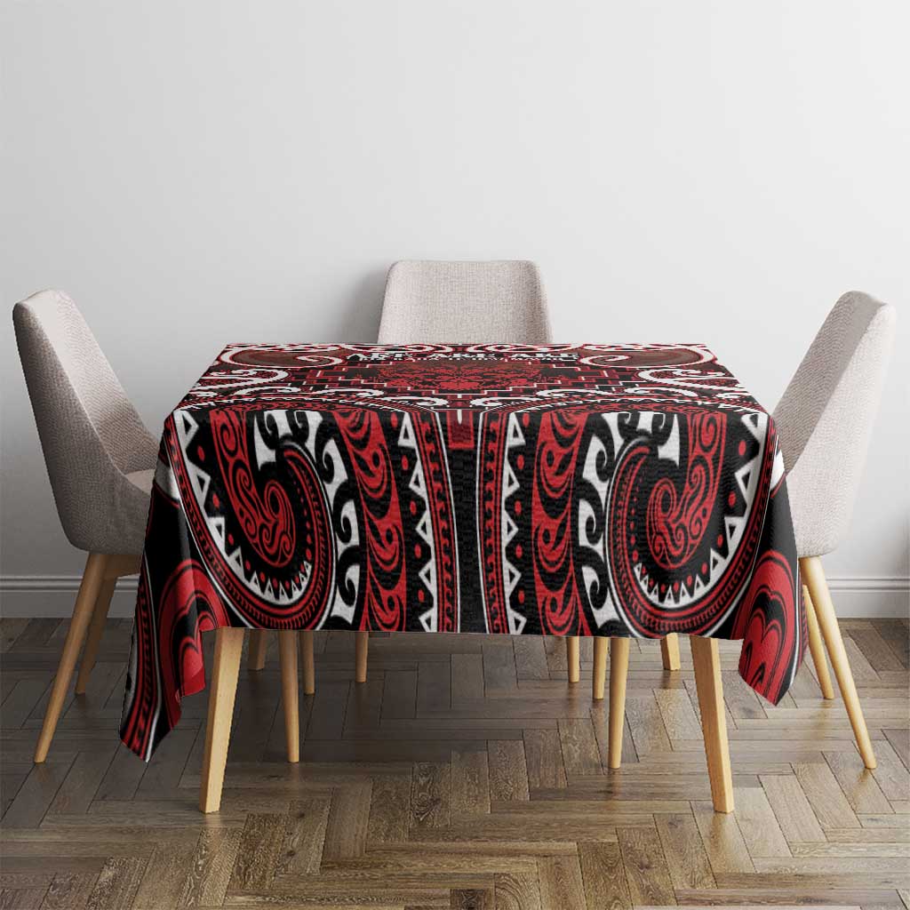New Zealand Aotearoa Tablecloth Te Reo Maori Ake Ake Ake - Polynesian Pride
