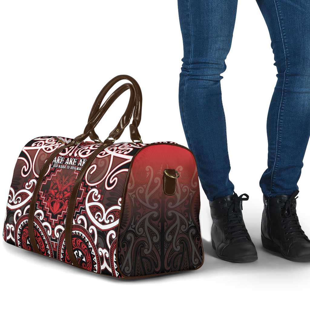 New Zealand Aotearoa Travel Bag Te Reo Maori Ake Ake Ake - Polynesian Pride