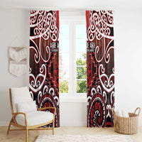 New Zealand Aotearoa Window Curtain Te Reo Maori Ake Ake Ake - Polynesian Pride
