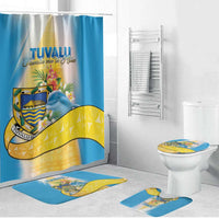 Tuvalu Independence Day Bathroom Set Tuvalu Mo Te Atua - Polynesian Pride