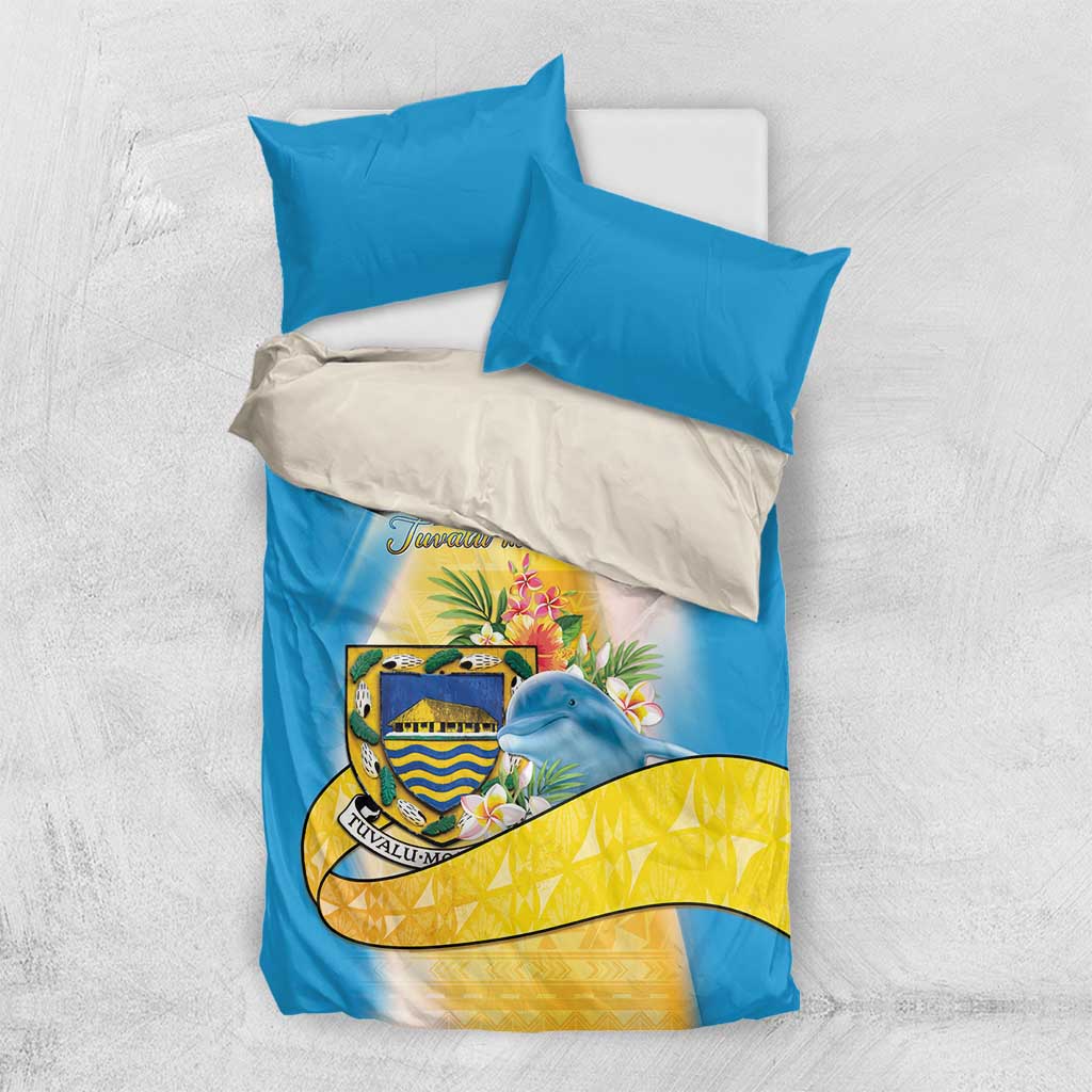 Tuvalu Independence Day Bedding Set Tuvalu Mo Te Atua - Polynesian Pride