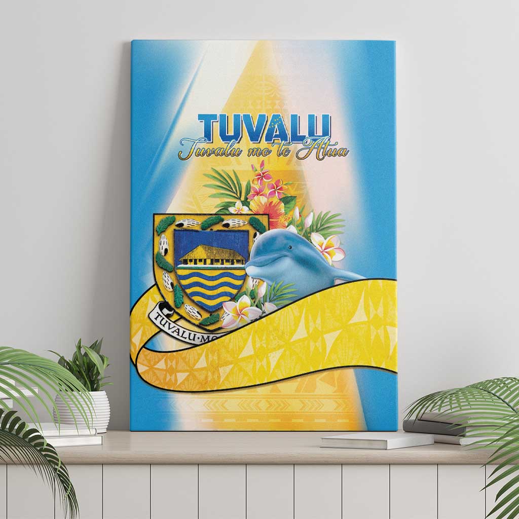 Tuvalu Independence Day Canvas Wall Art Tuvalu Mo Te Atua - Polynesian Pride