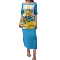 Personalised Tuvalu Independence Day Family Matching Puletasi and Hawaiian Shirt Tuvalu Mo Te Atua - Polynesian Pride