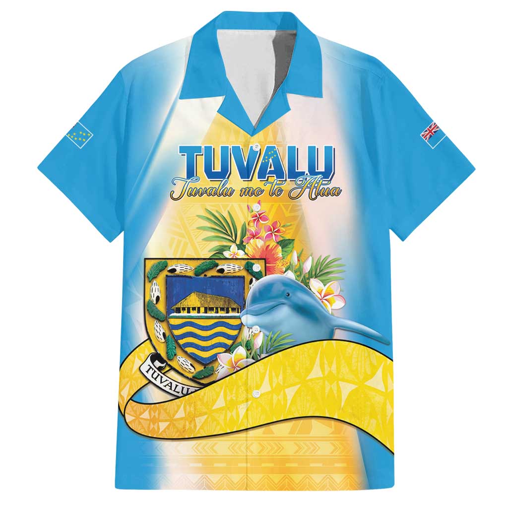 Personalised Tuvalu Independence Day Family Matching Tank Maxi Dress and Hawaiian Shirt Tuvalu Mo Te Atua - Polynesian Pride