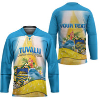 Personalised Tuvalu Independence Day Hockey Jersey Tuvalu Mo Te Atua - Polynesian Pride