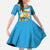 Personalised Tuvalu Independence Day Kid Short Sleeve Dress Tuvalu Mo Te Atua - Polynesian Pride