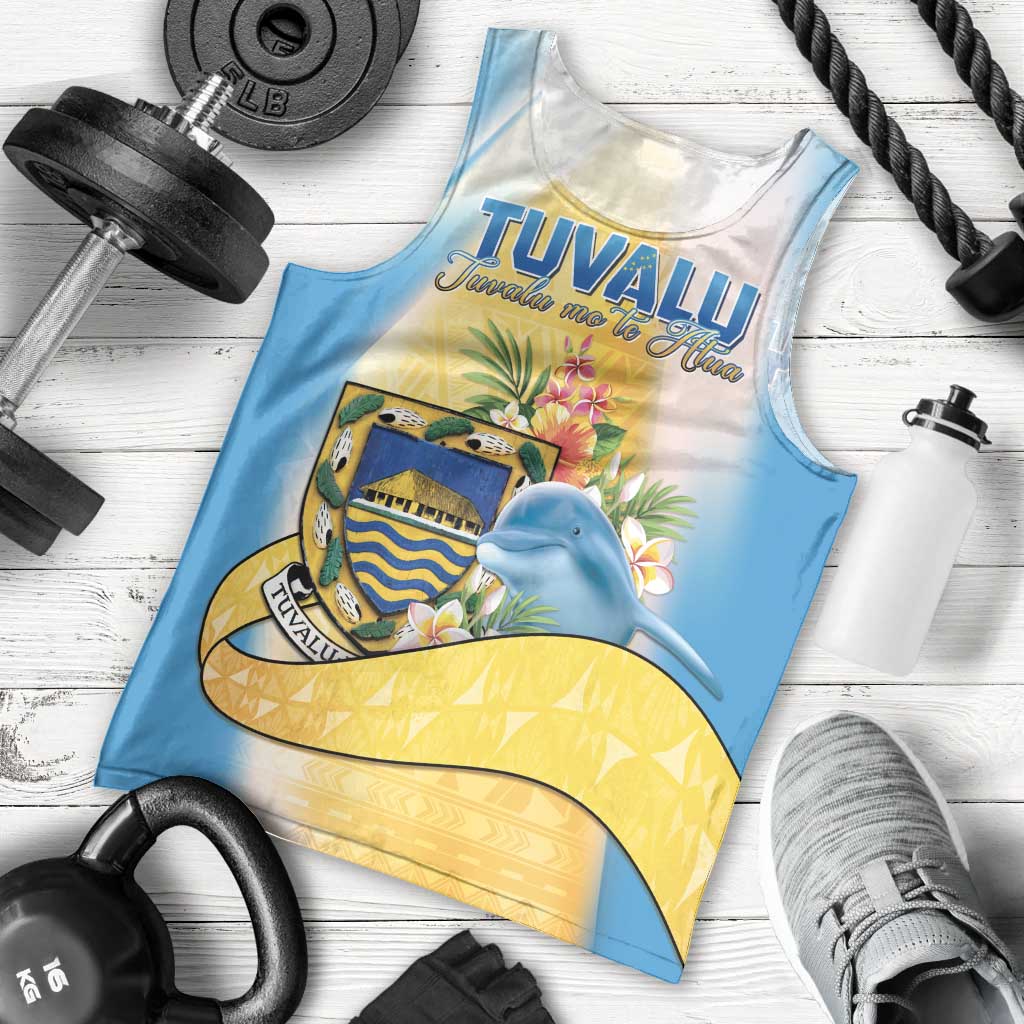 Personalised Tuvalu Independence Day Men Tank Top Tuvalu Mo Te Atua - Polynesian Pride