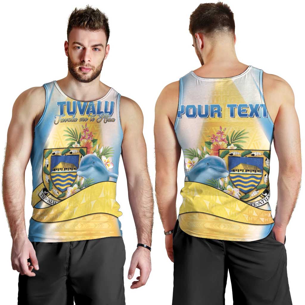 Personalised Tuvalu Independence Day Men Tank Top Tuvalu Mo Te Atua - Polynesian Pride