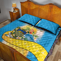 Tuvalu Independence Day Quilt Bed Set Tuvalu Mo Te Atua - Polynesian Pride