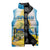 Personalised Tuvalu Independence Day Sleeveless Puffer Jacket Tuvalu Mo Te Atua - Polynesian Pride