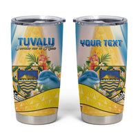 Personalised Tuvalu Independence Day Tumbler Cup Tuvalu Mo Te Atua - Polynesian Pride