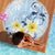 FSM Chuuk Constitution Day Beach Blanket Polynesian Curves Plumeria - Polynesian Pride