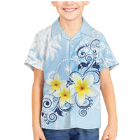 FSM Chuuk Constitution Day Family Matching Mermaid Dress and Hawaiian Shirt Polynesian Curves Plumeria - Polynesian Pride