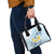 FSM Chuuk Constitution Day Shoulder Handbag Polynesian Curves Plumeria - Polynesian Pride