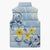 FSM Chuuk Constitution Day Sleeveless Puffer Jacket Polynesian Curves Plumeria - Polynesian Pride