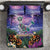 Happy Hulaween Bedding Set Mahaloween Skeleton Dancing