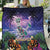 Happy Hulaween Quilt Mahaloween Skeleton Dancing